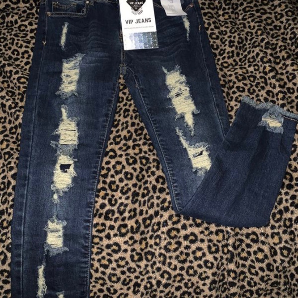 V.I.P ripped jeans